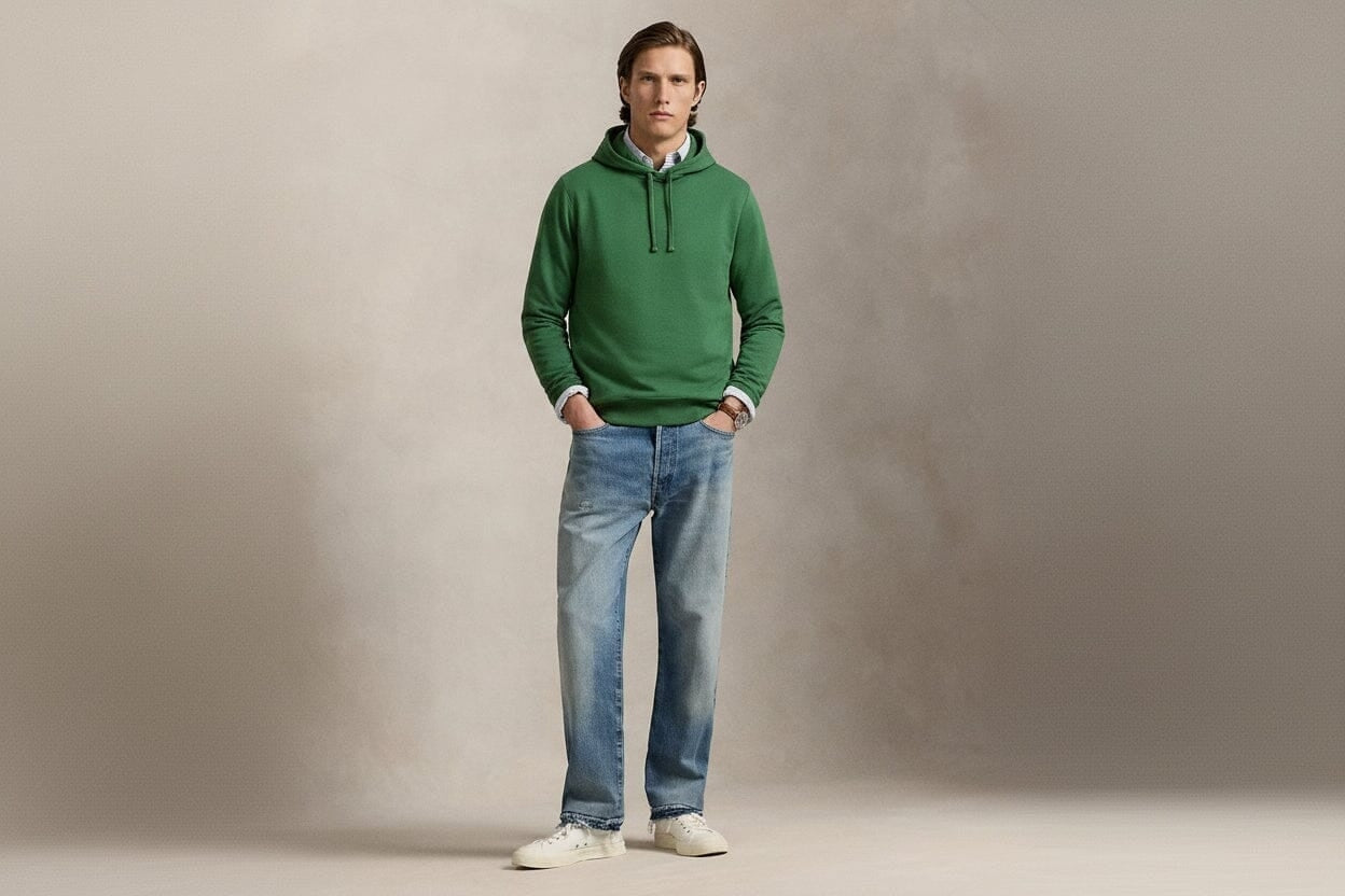 Polo Bear Jersey Hooded T-SHIRT