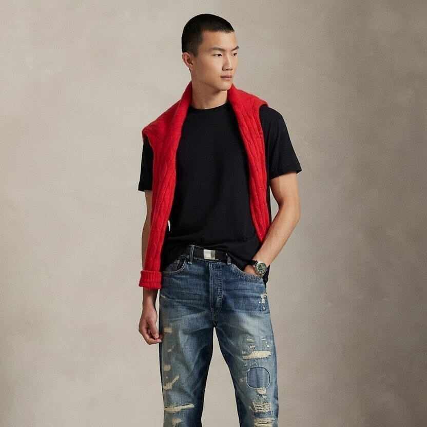 Classic Fit Polo Bear Jersey T-SHIRT