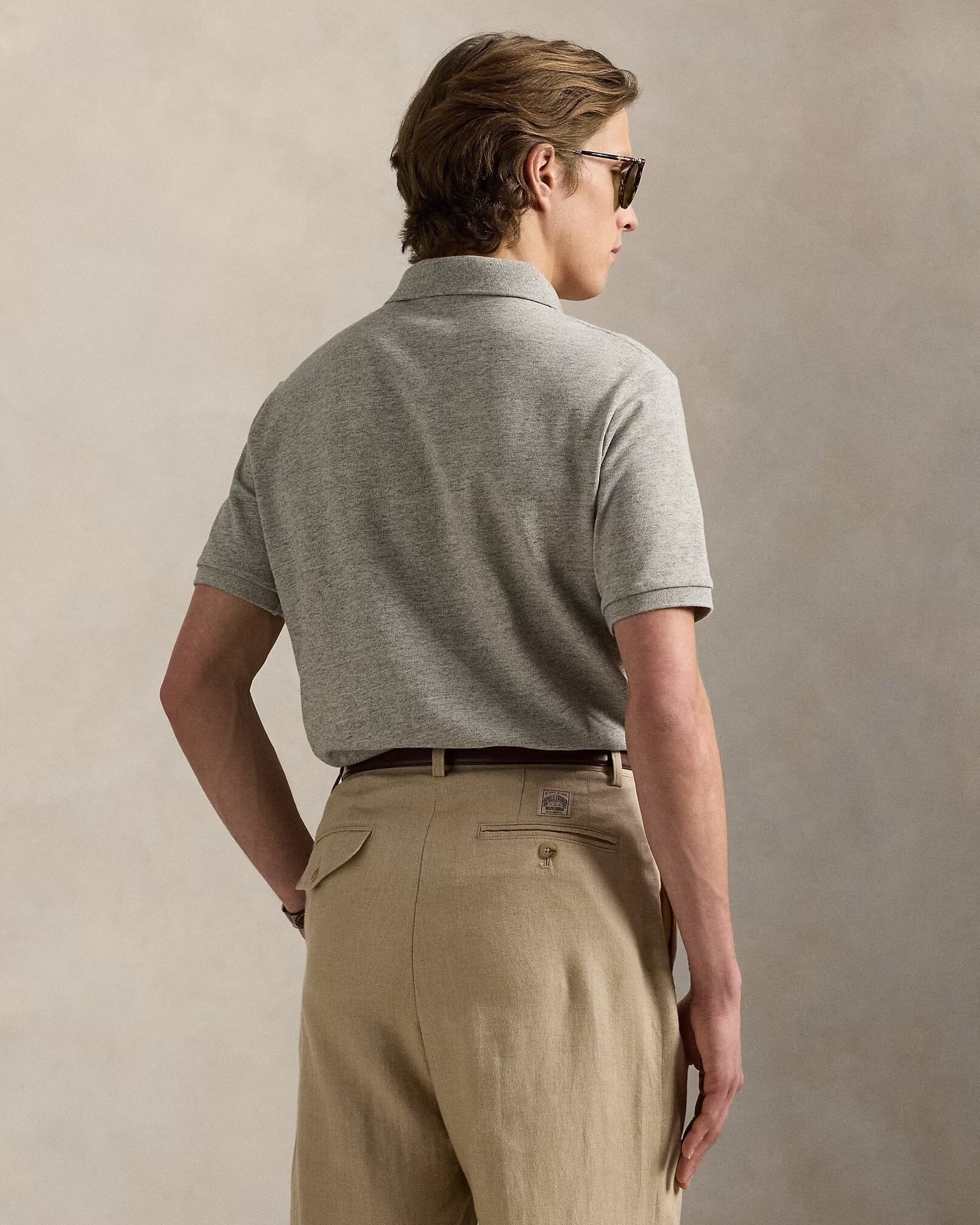 Classic Fit Polo Bear Mesh Polo Shirt