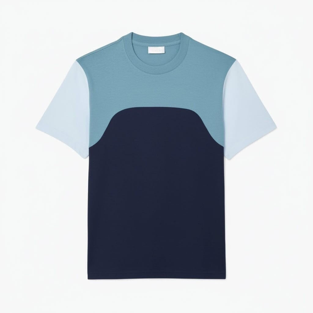 Cotton Jersey Colour-Block T-SHIRT