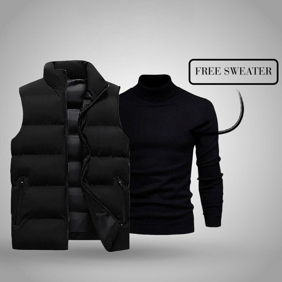 Vest + Exclusive Free Sweater (clearance)