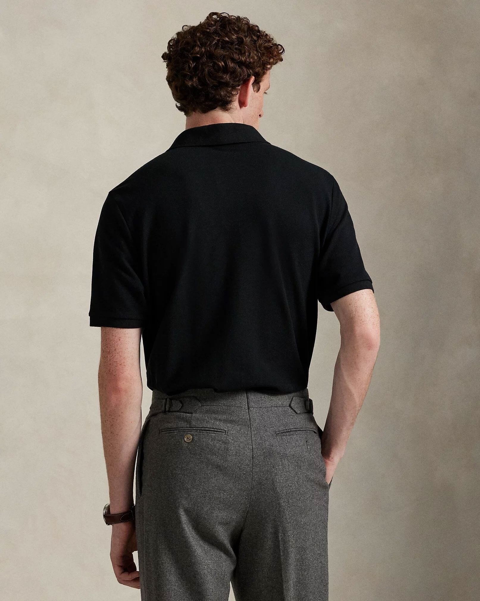 Classic Fit Polo Bear Mesh Polo Shirt