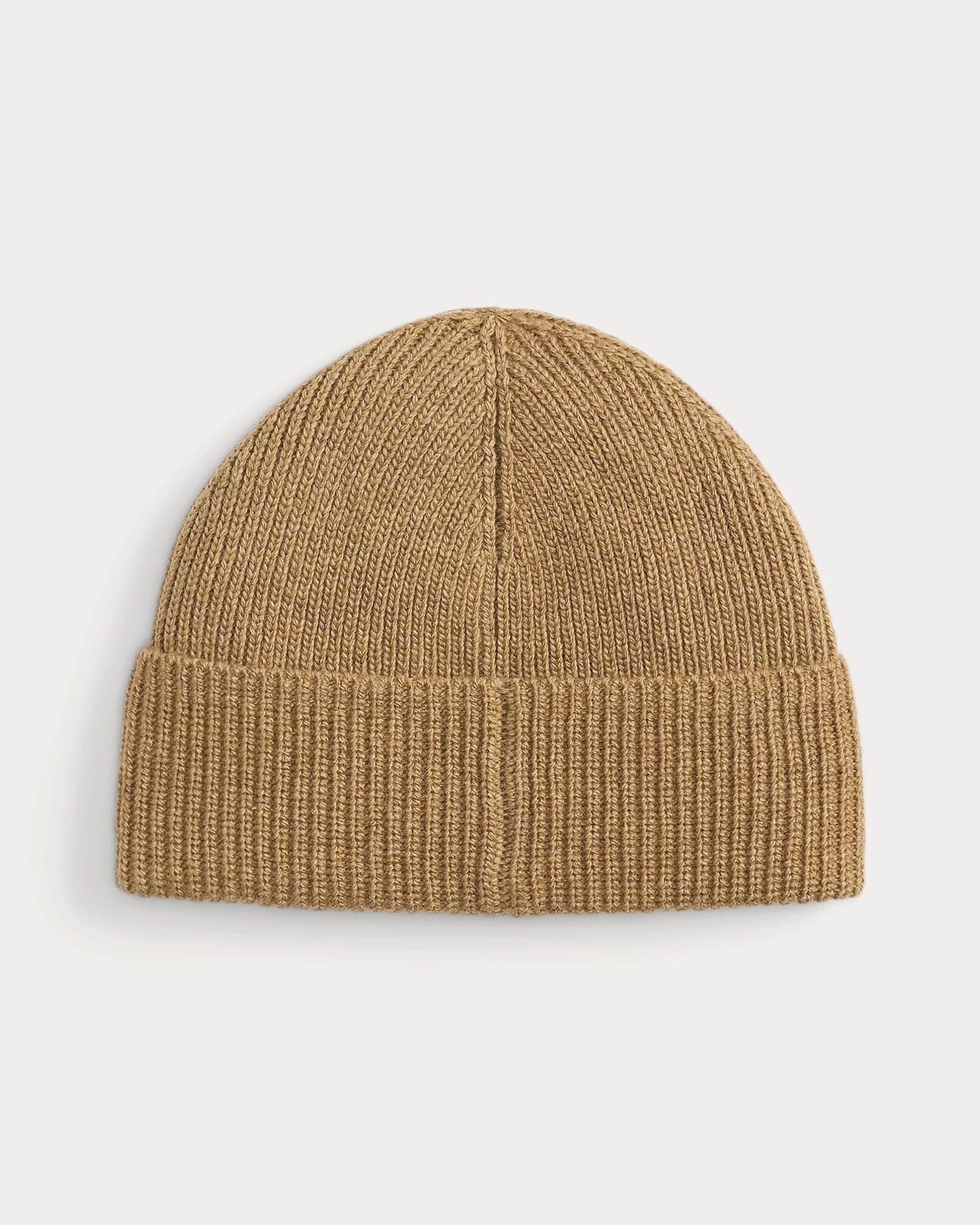 Polo Bear Ribbed Knit Hat