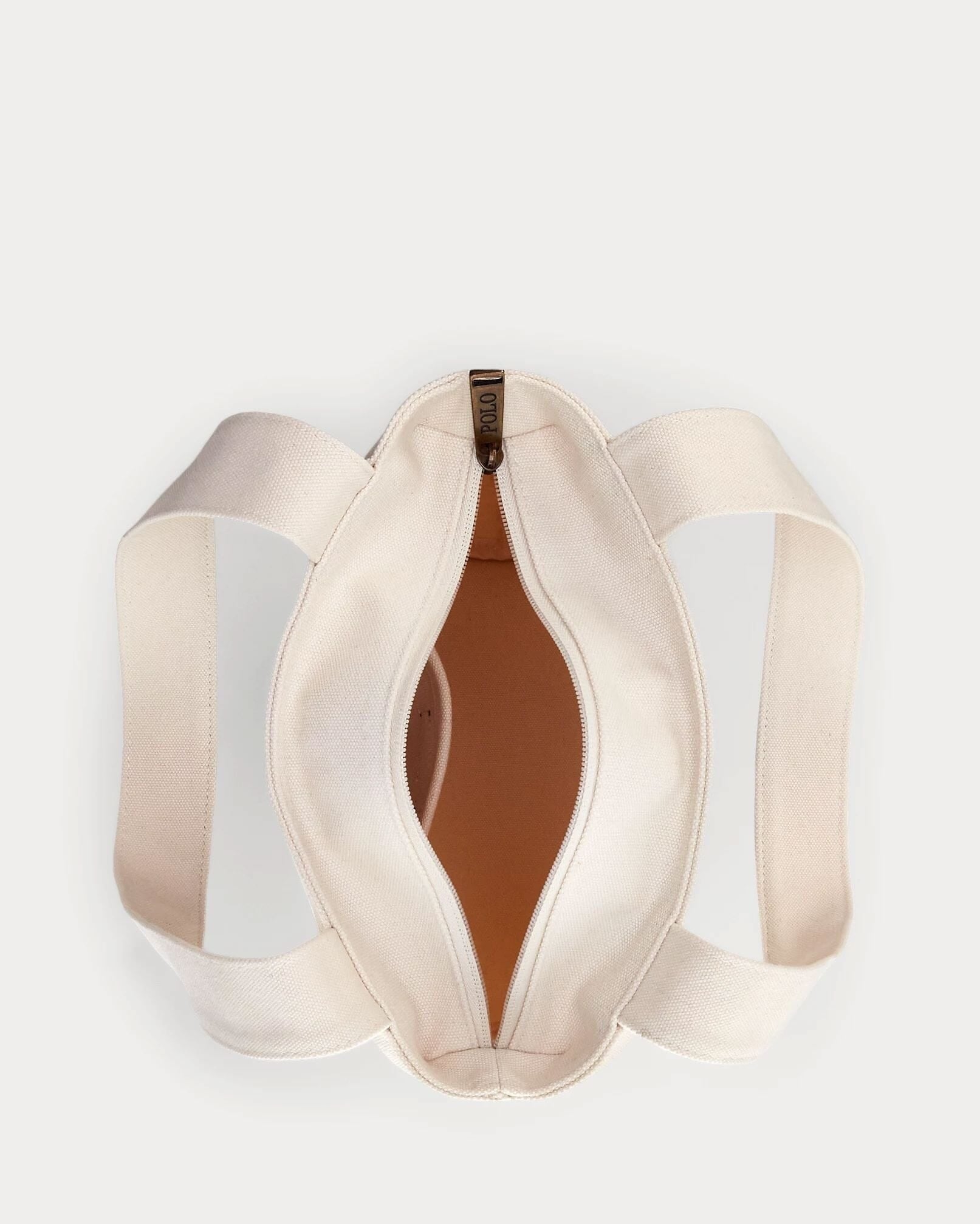 Polo Bear Cotton Canvas Tote