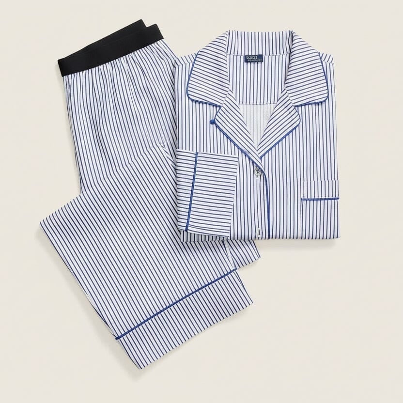 Polo Bear Cotton Sateen Pajama Set