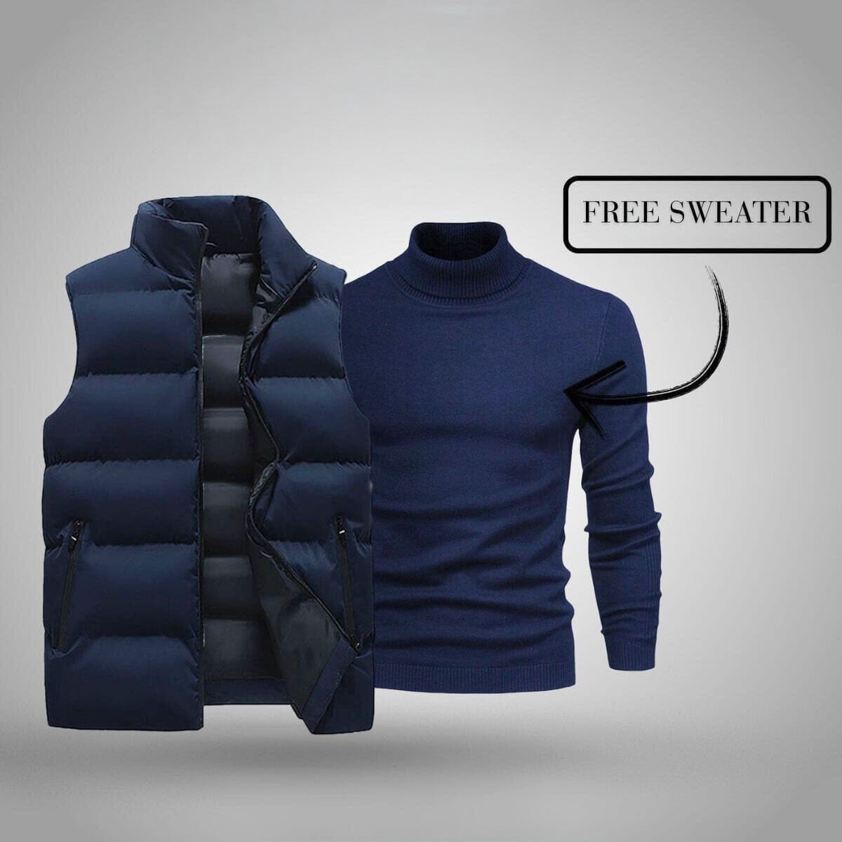Vest + Exclusive Free Sweater (clearance)