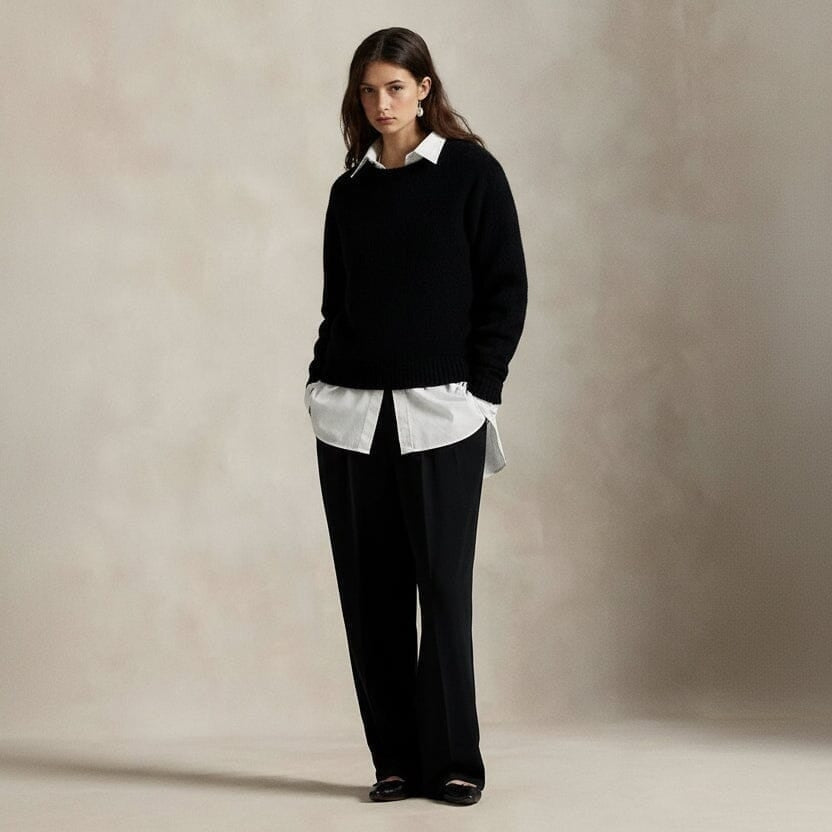 The & Ricky Tuxedo Bear Sweater