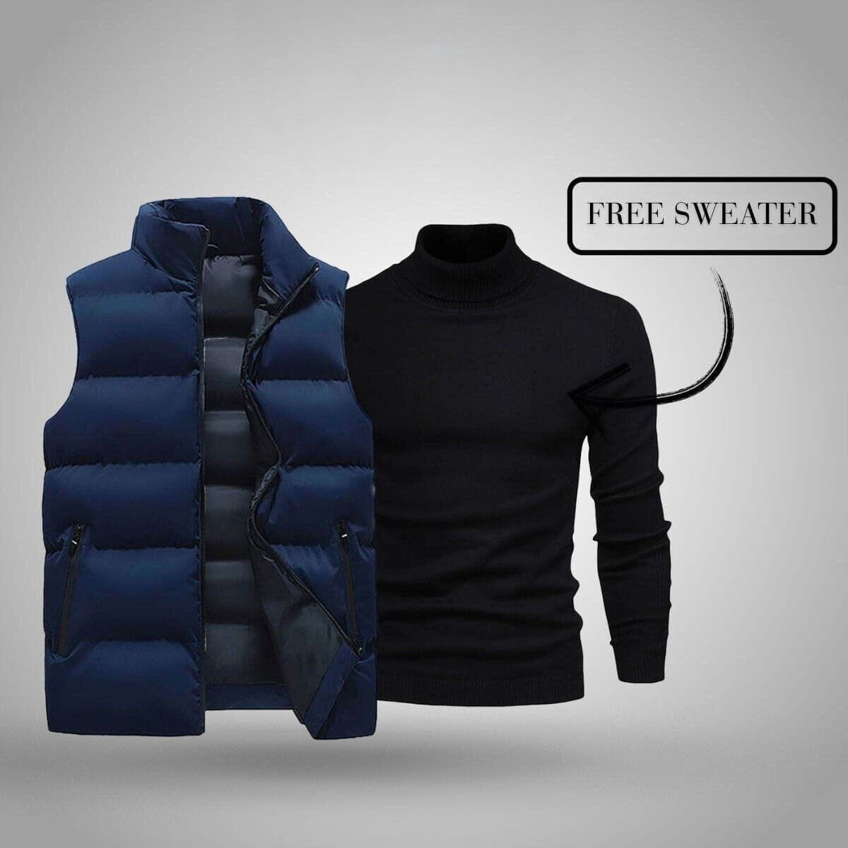 Vest + Exclusive Free Sweater (clearance)