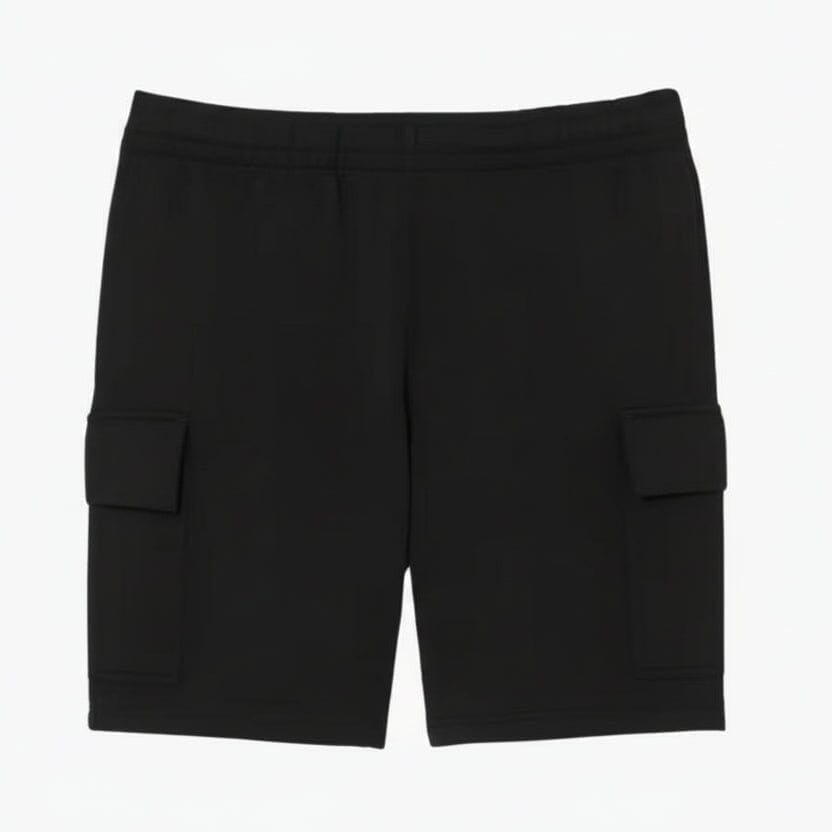 Cotton Fleece Cargo Shorts