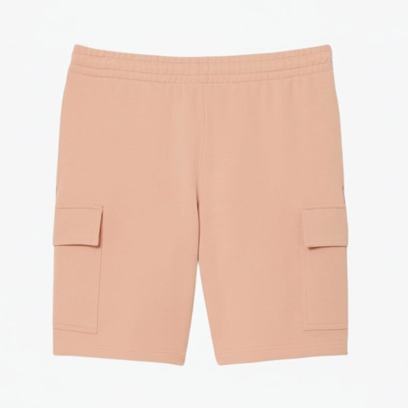 Cotton Fleece Cargo Shorts