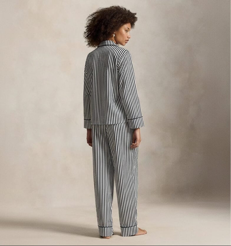 Polo Bear Cotton Sateen Pajama Set