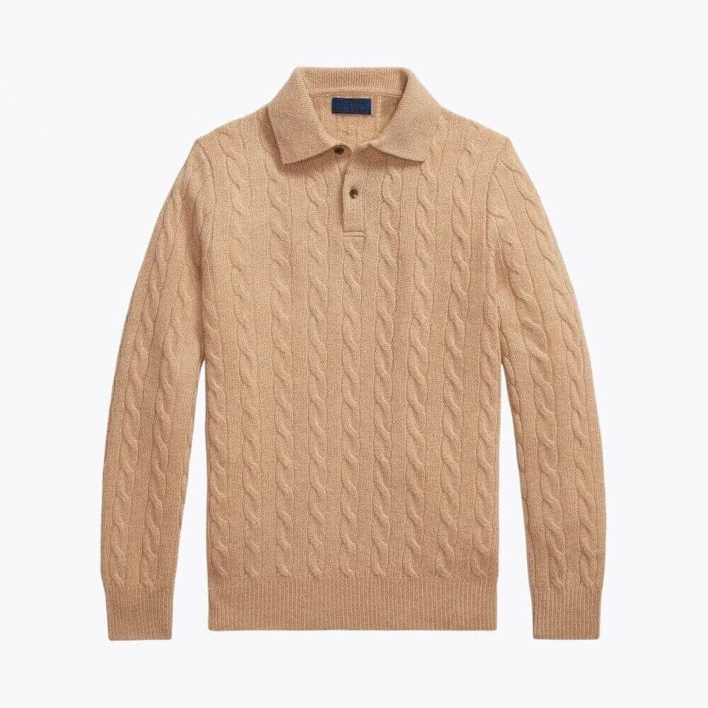 Wool–cashmere Cable-Knit Jumper